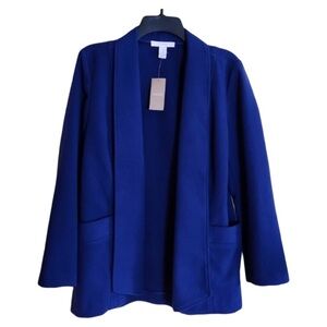 NWT CHICOS Duster Coat in Carbon Blue